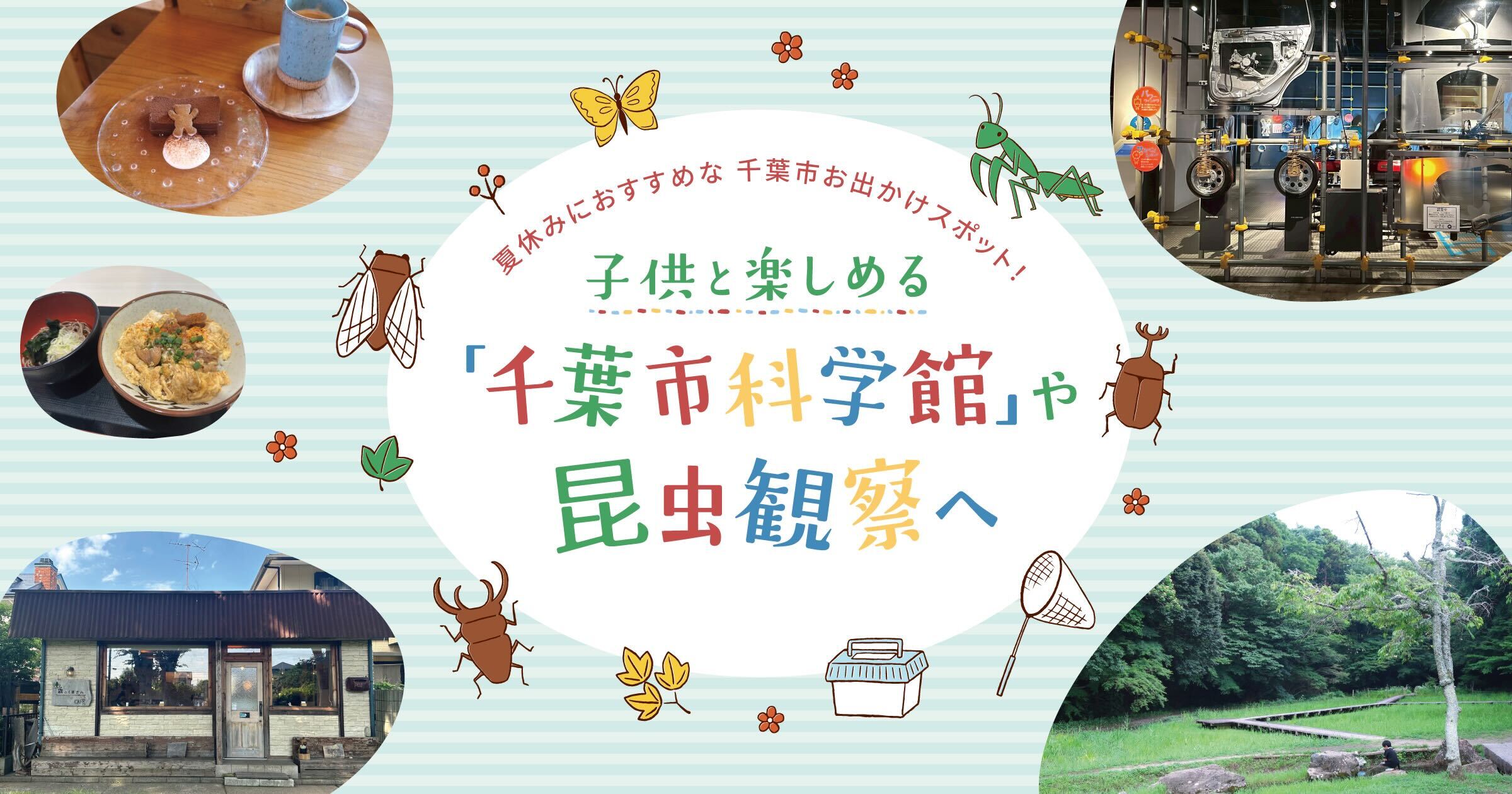 夏休みにおすすめな千葉市お出かけスポット!子供と楽しめる「千葉市科学館」や昆虫観察へ