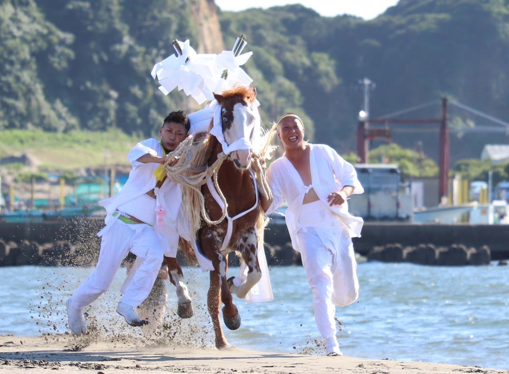 吾妻神社の馬だし祭り